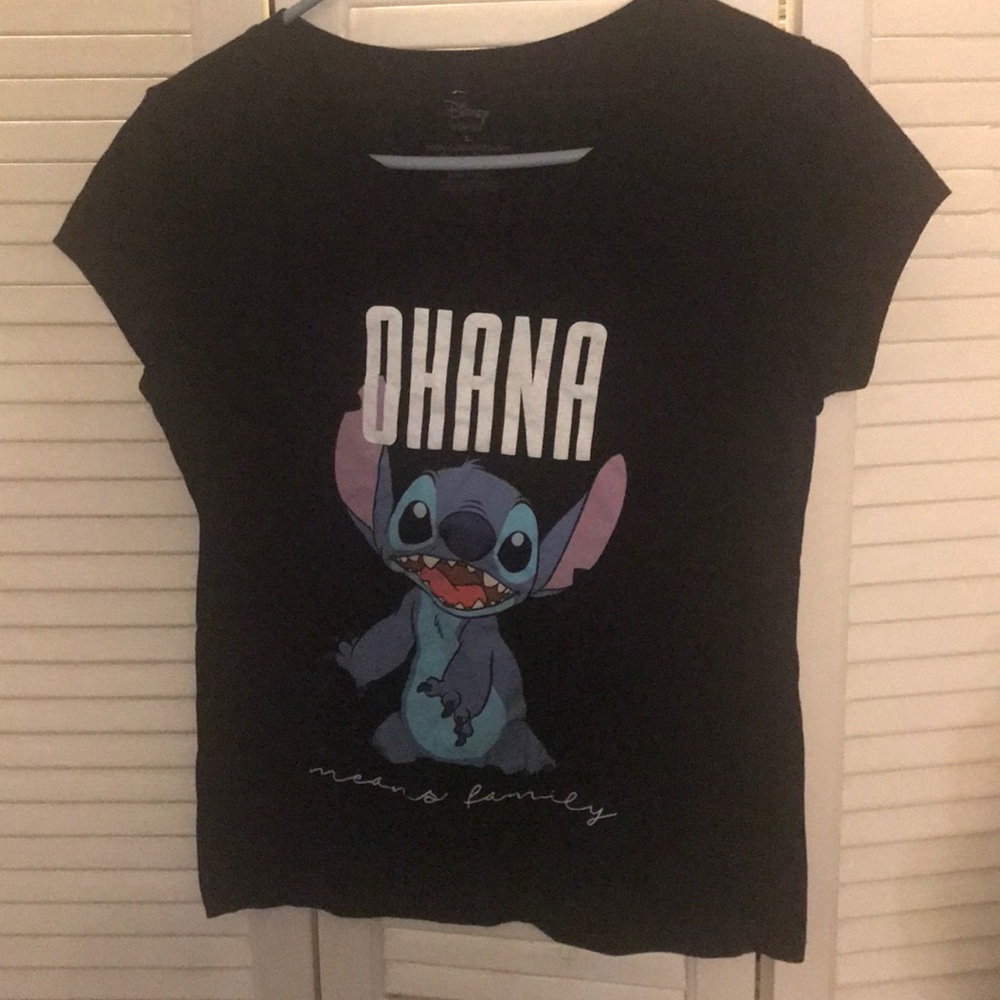 Stitch Slogan and Graphic top